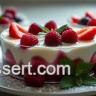 Mousse de Ricotta aux Fruits Rouges : Un Dessert L&eacute;ger et D&eacute;licieux