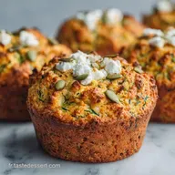 Muffins Courgette Ch&egrave;vre Moelleux