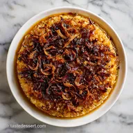 Mujadara Libanaise pour 6 Portions | Oignons Caramelis&eacute;s