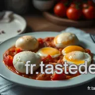 Oeufs &agrave; la Tomate : Recette Simple et Savoureuse pour le Petit D&eacute;jeuner