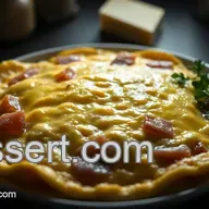 Omelette aux jambon fromage : Une recette fran&ccedil;aise facile et savoureuse