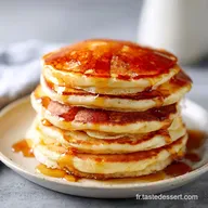 Recette Pancakes Sans Oeuf pour 4 Portions