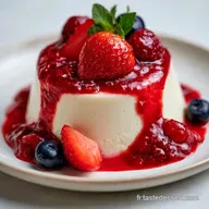 Panna Cotta Fraise: Velout&eacute;e et Fondante