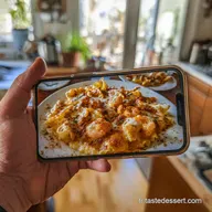 P&acirc;tes aux Crevettes en Sauce Cr&eacute;meuse Ail Paprika Fum&eacute; 30 min