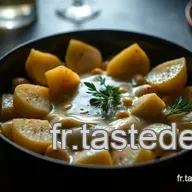 Poireaux aux Noix de Saint-Jacques en Sauce Cr&eacute;m&eacute;e : Un Plat de F&ecirc;te