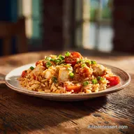 Poulet Cr&eacute;meux au Riz en 30 Minutes