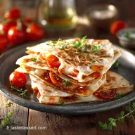 Quesadillas tomate mozzarella express La recette facile en 10 minutes