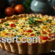 Quiche aux L&eacute;gumes Color&eacute;e : Recette Facile pour &Eacute;pater vos Invit&eacute;s