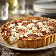 Recette Quiche au bacon pruneaux et ch&egrave;vre Alliance Sucr&eacute;eSal&eacute;e