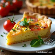Quiche Sans P&acirc;te Thon Tomate Facile et Gourmande