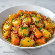 Rago&ucirc;t De Pommes De Terre Au Lard Pour 4