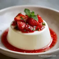 Recette de Panna Cotta: Velout&eacute; en 15 Min
