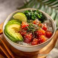 Poke Bowl Recette : Salmon And Vegetable Stir-fry Bowl in 45 Minutes