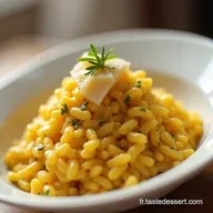 Recette Risotto Cr&eacute;meux au Citron et Parmesan Facile Id&eacute;e Repas Printanier