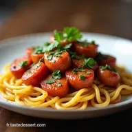 Rougail Saucisses R&eacute;unionnais Facile Ma Recette Authentique
