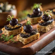 Sabl&eacute;s sal&eacute;s aux olives noires et au thym Recette du Croquant dAp&eacute;ro