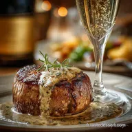 Repas de la SaintValentin SaintJacques r&ocirc;ties Sauce Champagne Truffe