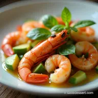 Recette Salade dAvocat et Crevettes Facile &agrave; la Menthe Fra&icirc;cheur &Eacute;t&eacute;