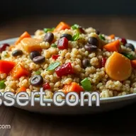 Recettes simples saines : Salade Color&eacute;e de Quinoa aux L&eacute;gumes Frais
