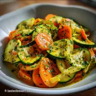Salade Courgettes Carottes : Croustillante et Menthol&eacute;e Mes D&eacute;lices