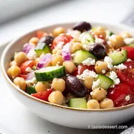 Salade De Pois Chiches Grecque en 15 Min