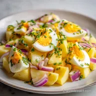 Salade De Pommes De Terre Aux &OElig;ufs: Recette Maison