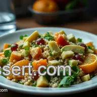 Salade de Quinoa aux Agrumes et Avocat : Un Repas Light D&eacute;licieux