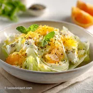 Salade iceberg concombre oranges et f&eacute;ta : la recette croquante &agrave; la menthe