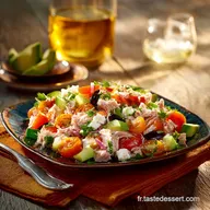 Salade mexicaine au thon Recette rapide fra&icirc;che et compl&egrave;te