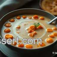Soupe Velout&eacute;e aux Carottes et Lait de Coco : Un Voyage Exotique en Soupe