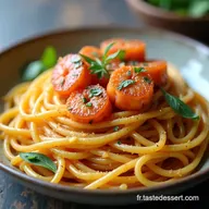 Spaghetti au Saumon Fum&eacute; Ma Recette Facile et Chic