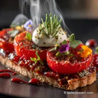 Tarte &agrave; la Tomate R&ocirc;tie et Dijon : Croustillante Garantie