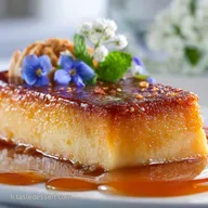 Tarte au Flan Vanille Inratable Flan P&acirc;tissier &Eacute;pais