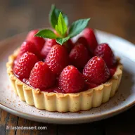 Tarte aux Fraises Facile et Rapide Un D&eacute;lice Express