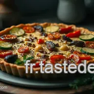 Recette quotidienne : Tarte Proven&ccedil;ale aux L&eacute;gumes Savoureuse