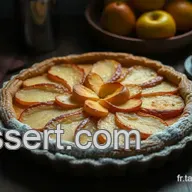D&eacute;gustez cette recette gratuite de Tarte aux Pommes &agrave; la Normande