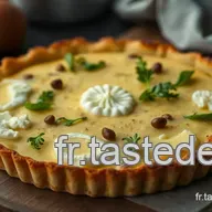 Tarte &Eacute;pinard et Ricotta : Une Recette V&eacute;g&eacute;tale Savoureuse et Simple