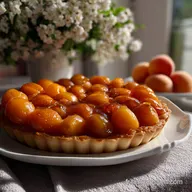 Tarte Fine aux Abricots Lgre Dore : Croustillante et L&eacute;g&egrave;re