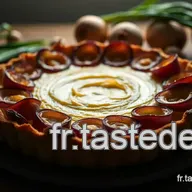 Tarte Fine aux Oignons Nouveaux: Un Avant-Go&ucirc;t du Printemps!