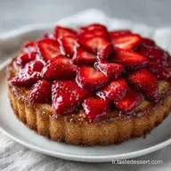 Tarte Fraise Amandes pour 8 Personnes