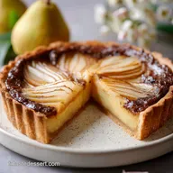 Recette Tarte Poire Chocolat Sabl&eacute;e