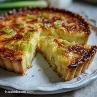 Recette Tarte Au Poireau pour 6 Servings