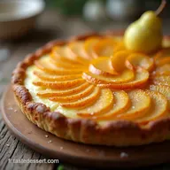Recette Tarte aux Poires et Amandes Cr&egrave;me dAmandes Maison
