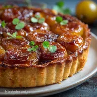 Tarte rustique aux mirabelles Recette facile go&ucirc;t du terroir lorrain