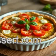 Tarte Soleil Tomate Ricotta: Magnifique Soir d'&Eacute;t&eacute;!