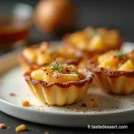 Tartelettes aux Pommes Maison Sabl&eacute;e Croustillante Caramel Beurre Sal&eacute;