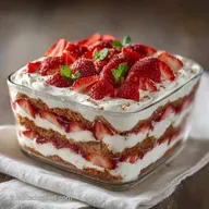Tiramisu Aux Fraises: Texture Velout&eacute;e