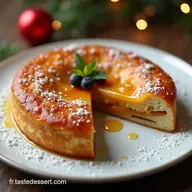 Tourte de No&euml;l Recette Traditionnelle comme chez M&eacute;m&eacute;