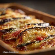 Tranches dAubergines Gratin&eacute;es Express La Parmigiana version 30 min