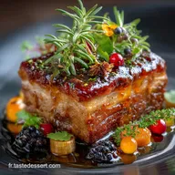 Recette Travers de Porc au Four Lents Laque MielRomarin